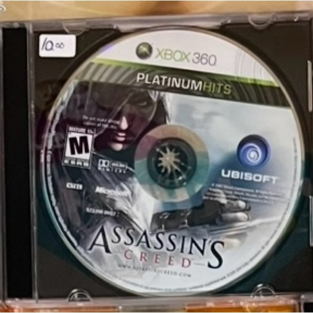 Microsoft Xbox 360 Assassin's Creed Black and White Edition